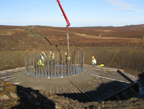 HoT T6 Base Pour looking NE towards Hill of Towie Summit.JPG